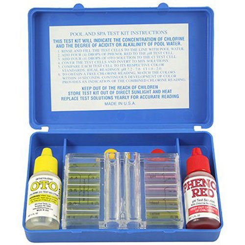 Pool water test kit
