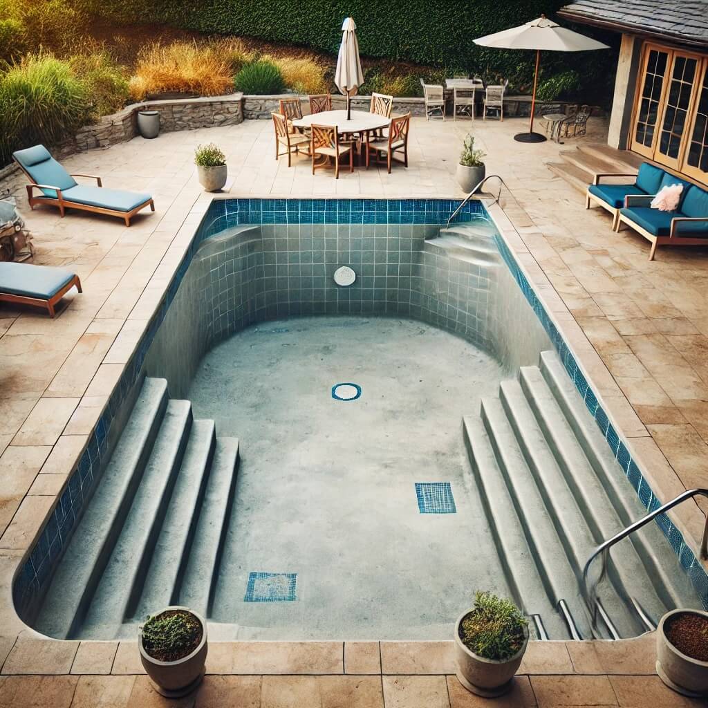 10 Signs It's Time to Drain Your Pool Drained Swimming Pool